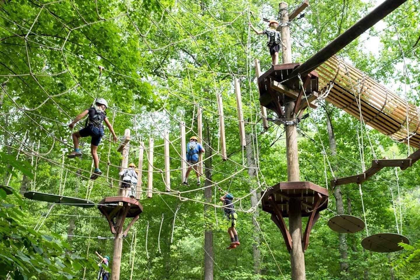 Bryson City: Zip Line Adventure Park Pass with Gear thumbnail