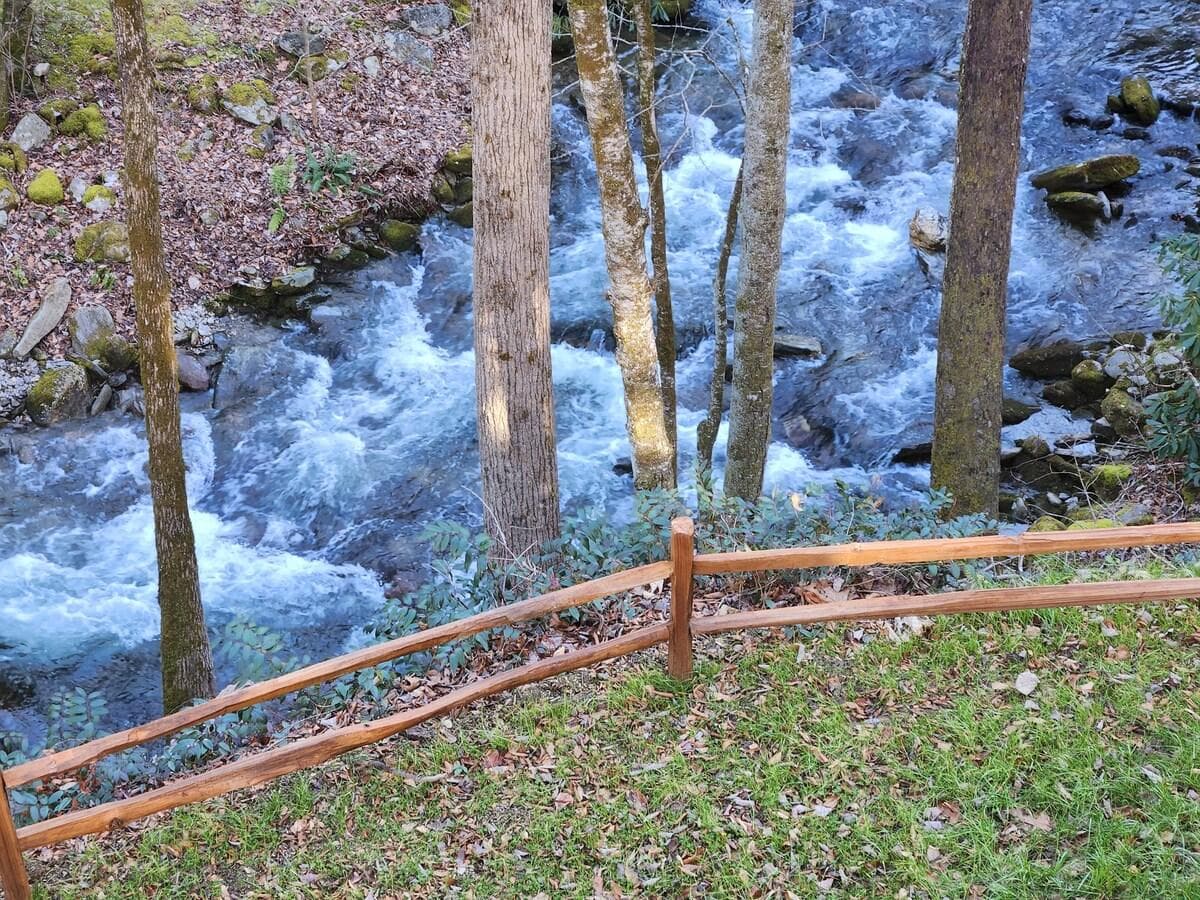 View off the back deck!